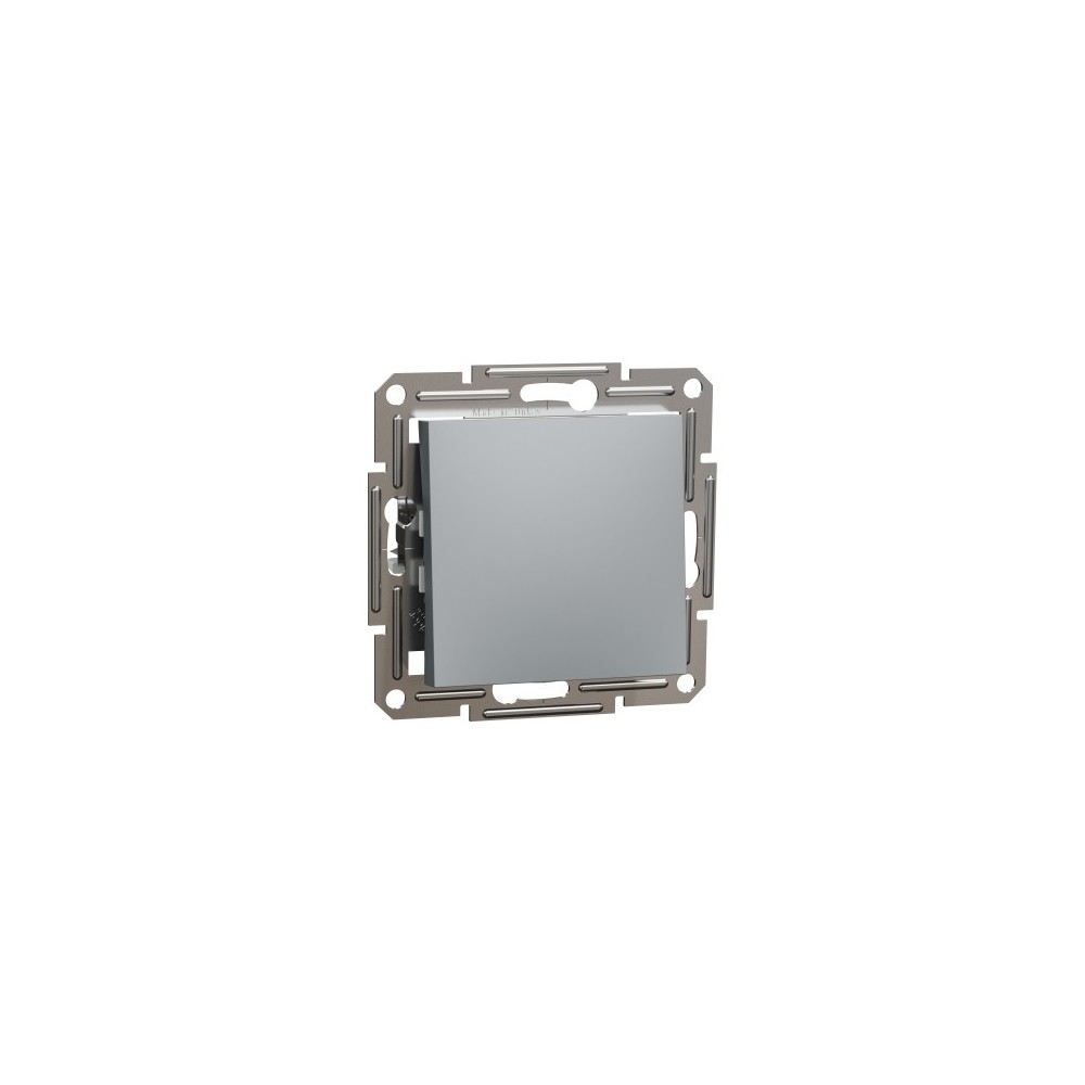 BOUTON POUSSOIR ACIER