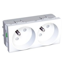 PRISE BLOC DOUBLE 2P+T 45