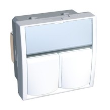 PRISE DOUBLE RJ45 CAT6 FTP ALTIRA S-ONE