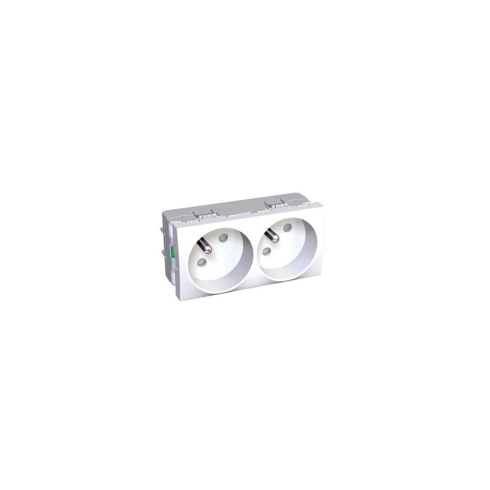 PRISE BLOC DOUBLE 2P+T 45 UNICA PRISE BLOC DOUBLE 2P+T 45 UNICA