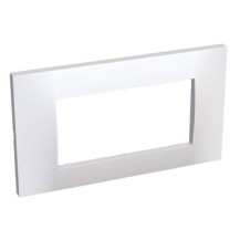 PLAQUE BLANC 9010 HZ 2MOD  JUXTAP P/PRISE-INTER  ALTIRA