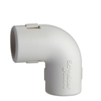 EQUERRE DIAM.20MM BLANC