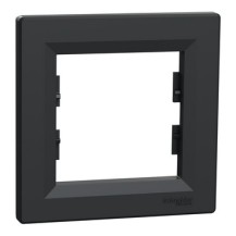 PLAQUE 1 POSTE HORIZONTAL ANTHRACITE