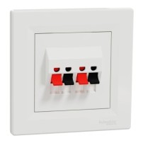 PRISE HAUT-PARLEUR DOUBLE IP20 ASFORA