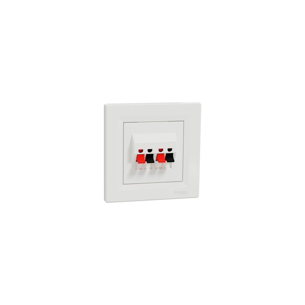 PRISE HAUT-PARLEUR DOUBLE IP20 ASFORA PRISE HAUT-PARLEUR DOUBLE IP20 ASFORA