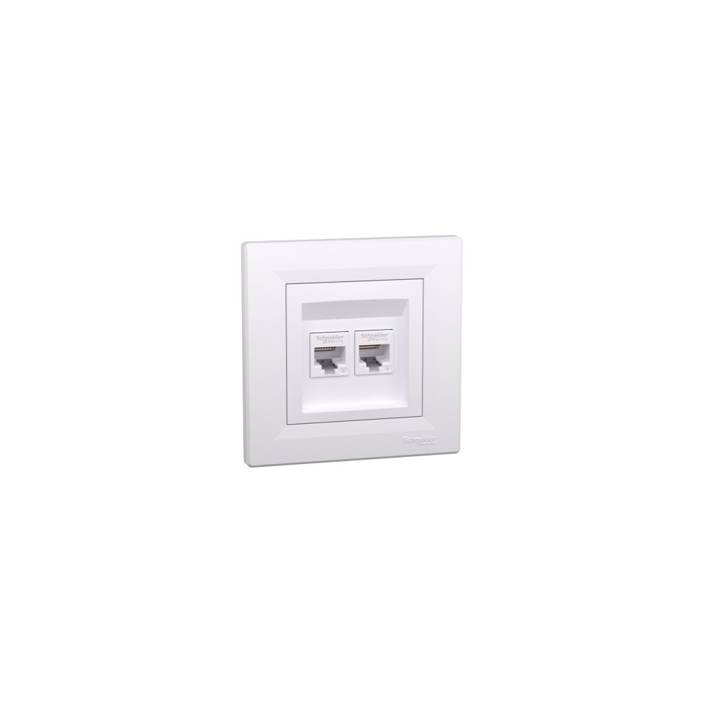 PRISE RJ45 CAT6 DOUBLE IP20 ASFORA PRISE RJ45 CAT6 DOUBLE IP20 ASFORA