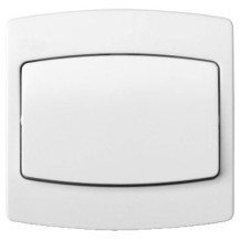 Alcyon - interrupteur - 2 voies - blanc - par vis et griffes