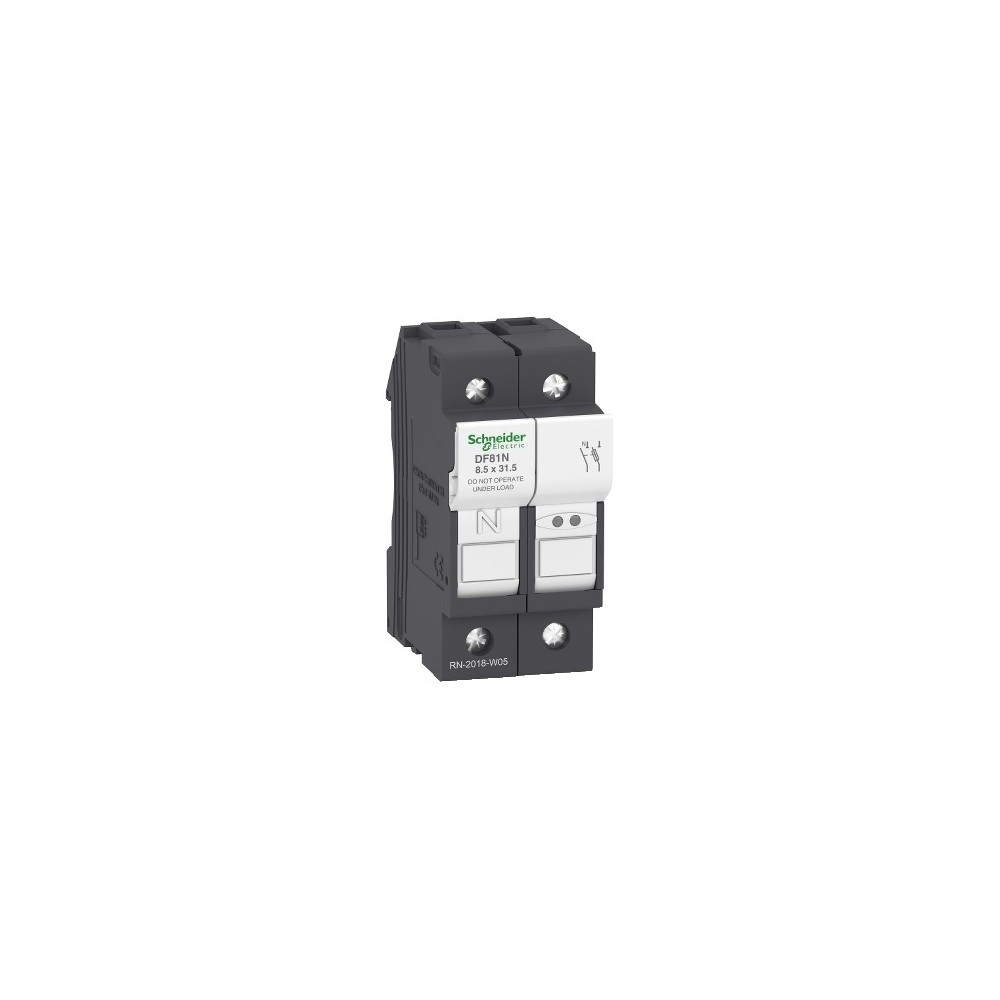 PORTE FUSIBLE 1P N 25A POUR FUSIBLE 8,5X31 PORTE FUSIBLE 1P N 25A POUR FUSIBLE 8,5X31