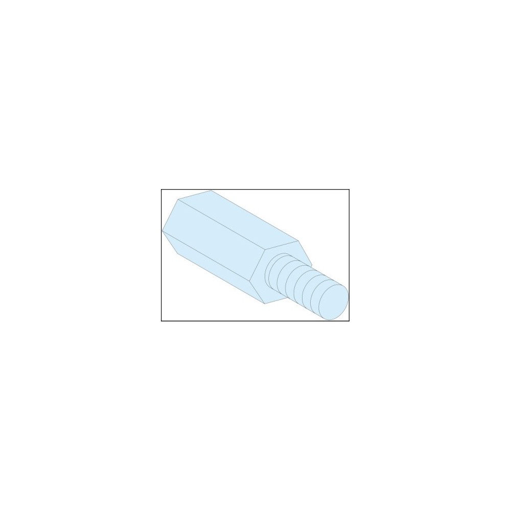 4 ENTRETOISES HEXAGONALE M5 H23 4 ENTRETOISES HEXAGONALE M5 H23