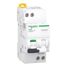 Disjoncteur différentiel avec protection contre les surintensités (RCBO), Acti9 iCV40, 1P+N, 10A, courbe C, 4500A, type AC, 30mA