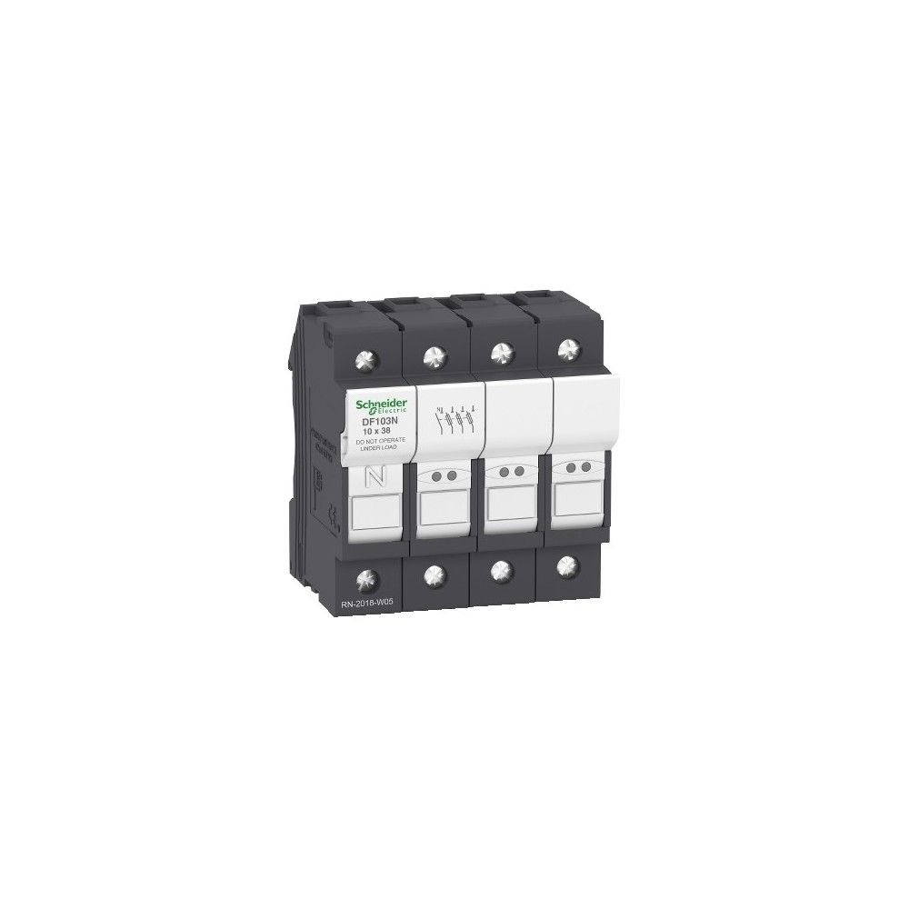 PORTE FUSIBLE 3P N 32A POUR FUSIBLE 10X38MM