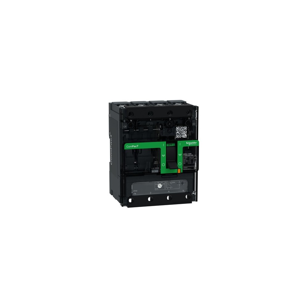 DISJONCTEUR NSXM160E 16kA AC 4P4D 160A TMD BUSBAR