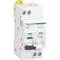 Disj. diff.avec protection contre les surintensités (RCBO), Acti9 iCV40, 1P+N, 16A, courbe C, 4500A, type AC, 300mA