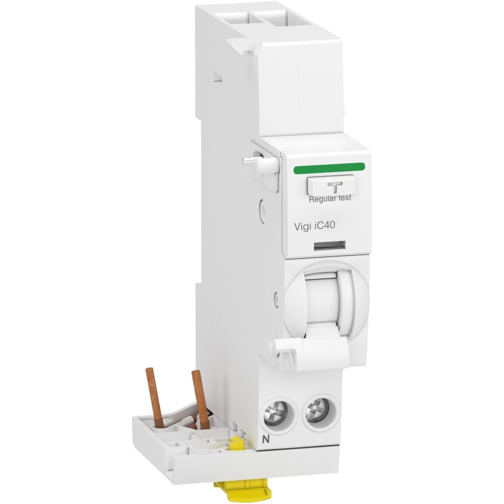 dispositifs différentiels supplémentaires, Acti9 Vigi iC40, 3P+N, 40 A, 30 mA, type A-SI