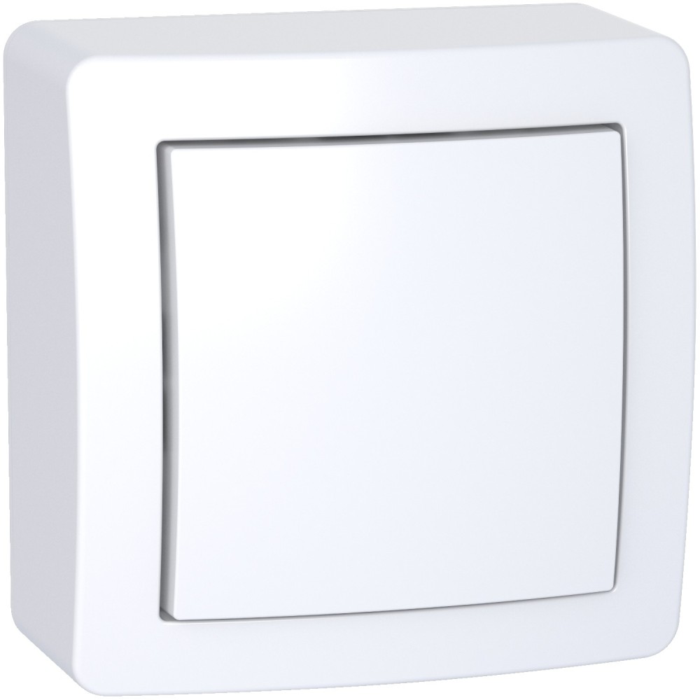 Alréa - interrupteur - produit complet - 2 voies - blanc