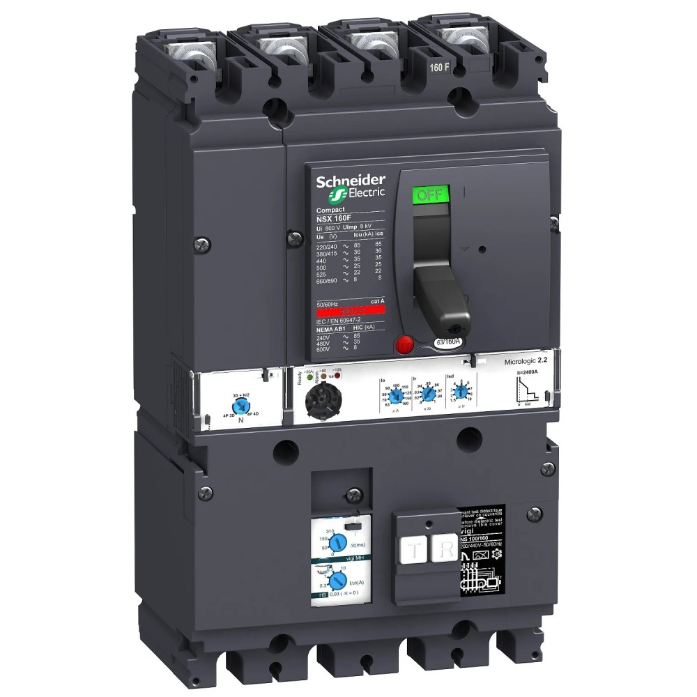 VIGICOMPACT NS160N STR22SE 160A 4P4D 36KA
