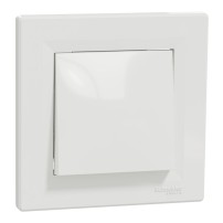 Alcyon - interrupteur - 2 voies - blanc - par vis et griffes