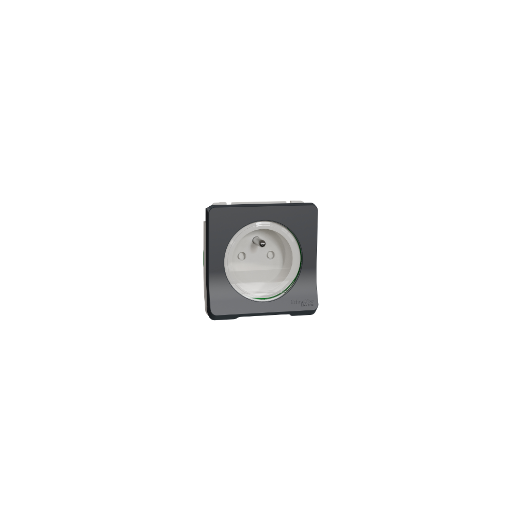 PRISE 2P+T MUREVA GRIS COMPOSABLE