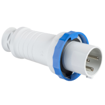 FICHE MALE 2P+T 63A IP67 200-250VAC