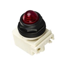 VOYANT OCTOGONAL ROUGE LAMPE BA 9S 230V