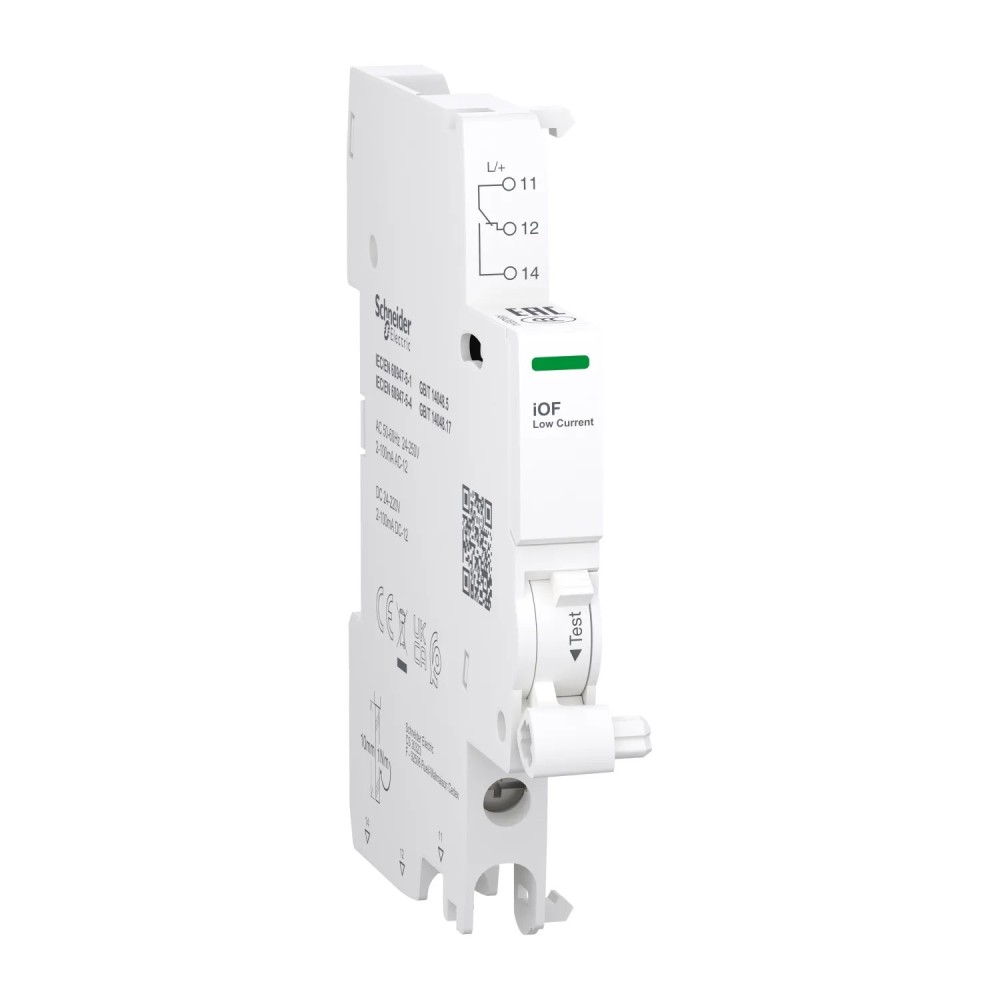 CONTACT AUXILIAIRE ACTI9 A9A iOF BOTTOM WIRING 2-100mA