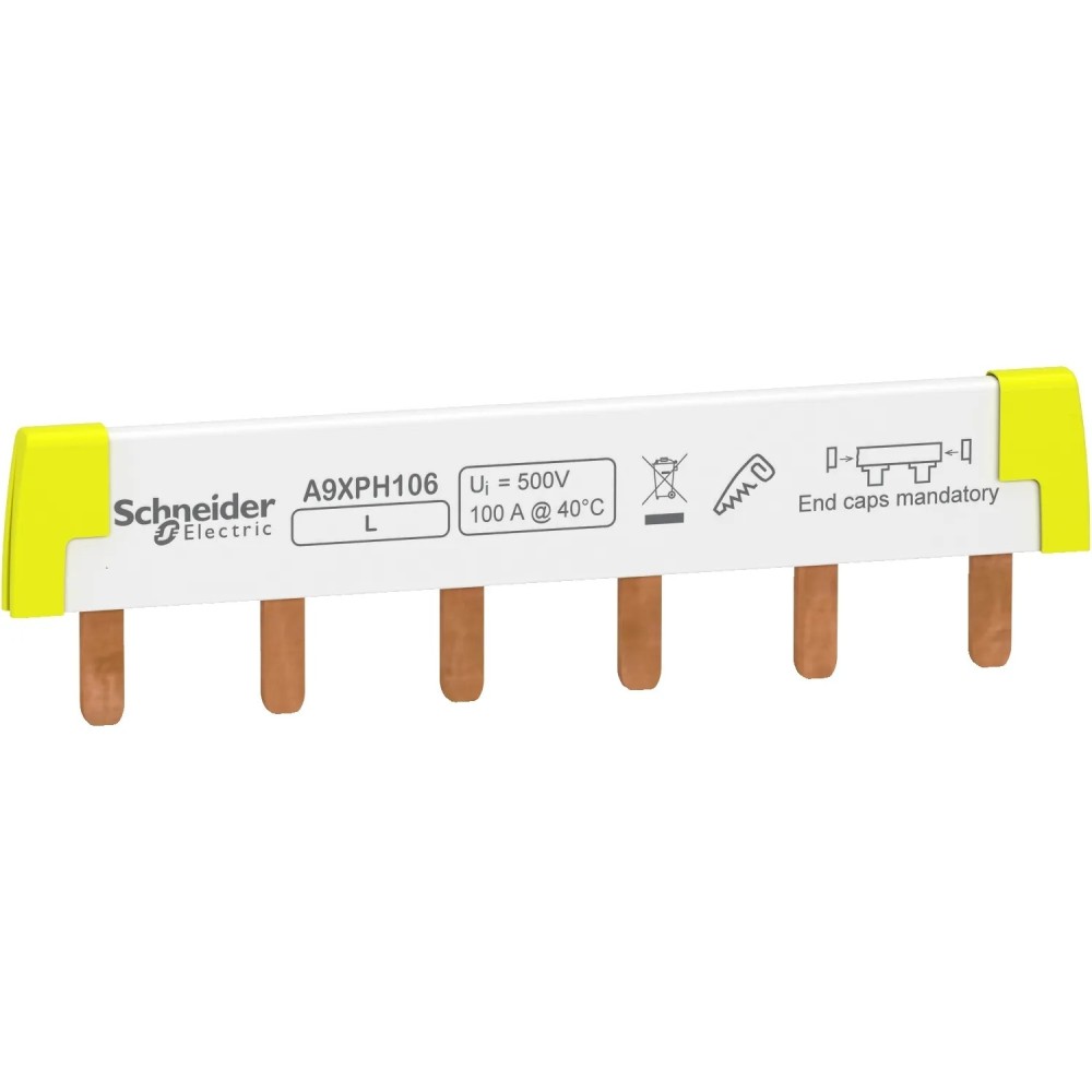 PEIGNE RACCORD. ACTI9 IC60 1P 100A 6 MOD. DE 18MM