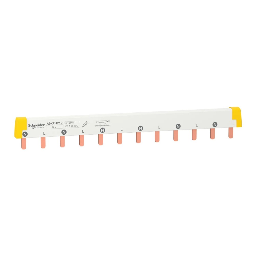 PEIGNE RACCORD. ACTI9 IC60 2P 100A 12 MOD. DE 18MM