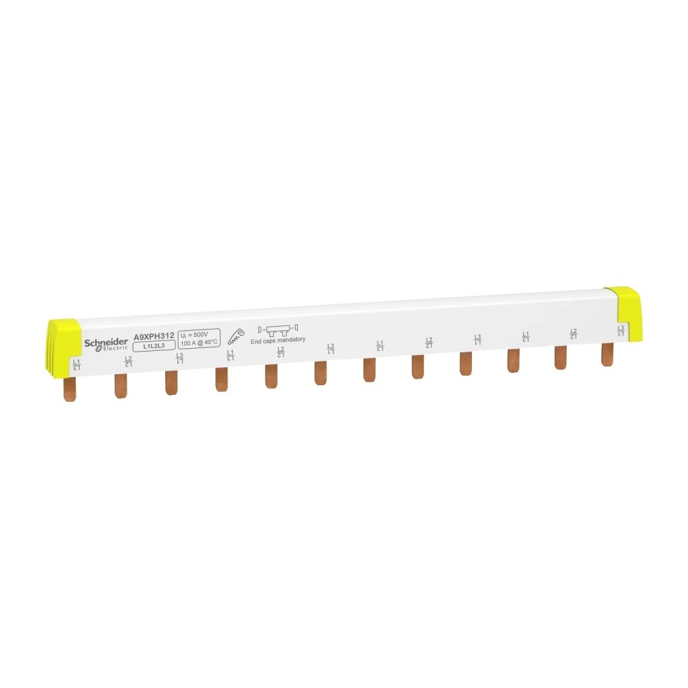 PEIGNE RACCORD. ACTI9 IC60 3P 100A 12 MOD. DE 18MM