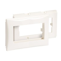 Ultra - adaptateur - 3 modules - blanc RAL 9010
