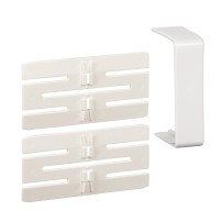 OptiLine 45 - butée - 75 x 55 mm - PC/ABS - blanc polaire