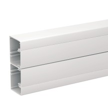 OptiLine 45 - coude 90° - 95 x 55 mm - PC/ABS - blanc polaire
