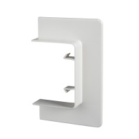 OptiLine 45/70 - extrémité de butée - 95 x 55 mm - PC/ABS - blanc polaire