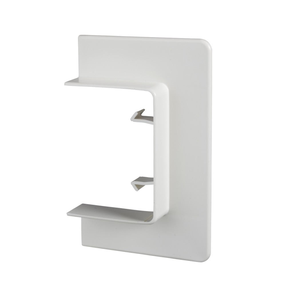 OptiLine 45/70 - extrémité de butée - 95 x 55 mm - PC/ABS - blanc polaire