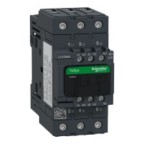 Contacteur, TeSys Deca, 3P(3 NO), AC-3/AC-3e, ppt. eg.400V, 50A, bobine 24V AC 50/60Hz, bornes à vis-étrier