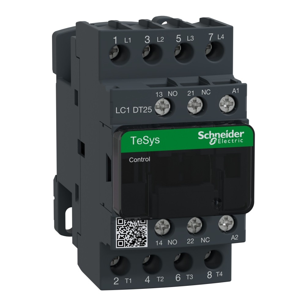 Contacteur TeSys Deca, 4P(4 NO), AC-1, ppt. eg. 440V, 20 A, bobine 400V AC 50/60 Hz Contacteur TeSys Deca, 4P(4 NO), AC-1, ppt. eg. 440V, 20 A, bobine 400V AC 50/60 Hz