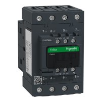 Contacteur, TeSys Deca, 4P(4 NO), AC-1, ppt. eg.440V, 60A, bobine 230VAC 50/60Hz, borne à vis-étrier