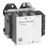 Corps de contacteur, TeSys F, 4P(4NO), AC-1, ppt. eg.440V 500A sans bobine