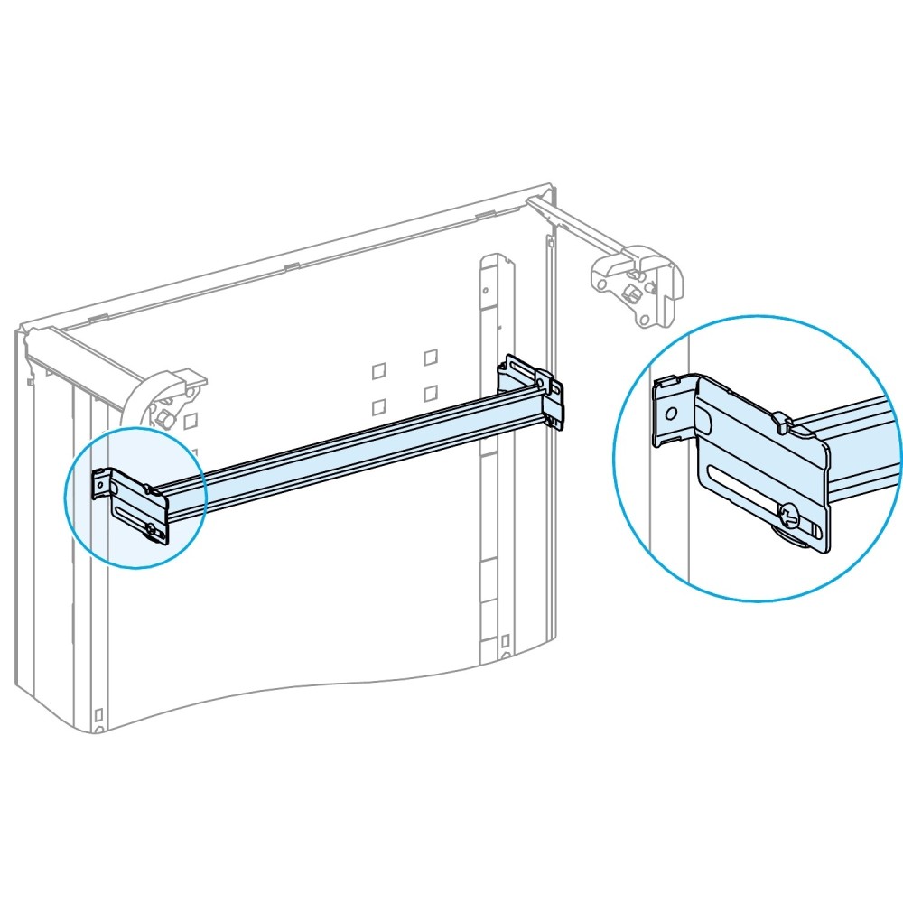 Rail, PrismaSeT G, pour appareil modulaire, W600