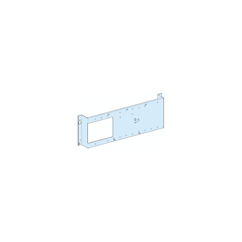 Plaque de montage, PrismaSeT G, pour NSX/CVS/Vigi/INS 250A, fixe horizontale, bascule, 10M, L600mm