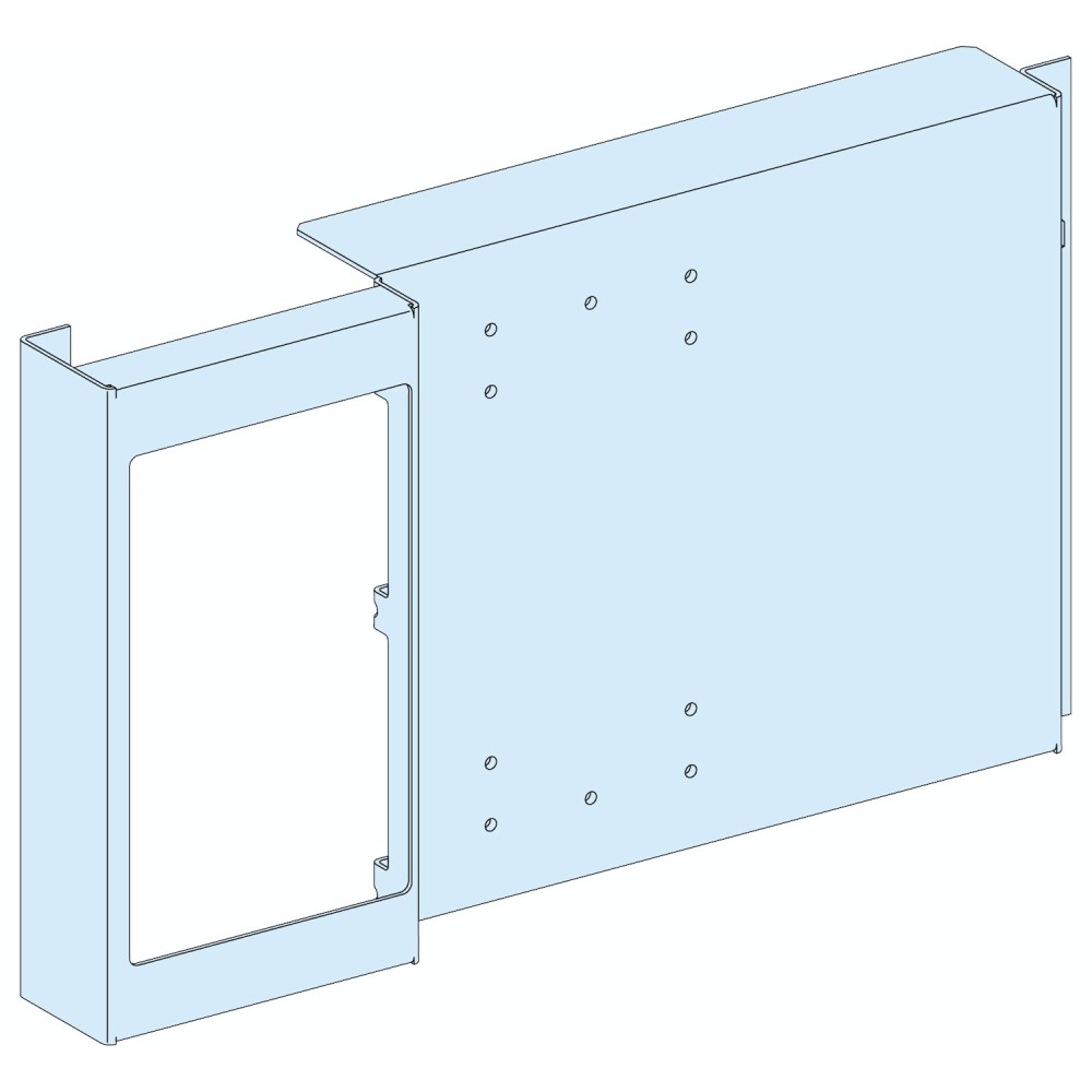 Plaque de montage, PrismaSeT G, pour NSX/CVS/INS 630A, fixe horizontale, bascule, L600 mm