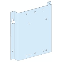 Plaque de montage, PrismaSeT G, pour NSX/CVS/Vigi 630A, vertical fixe, poignée rotative, L600 mm