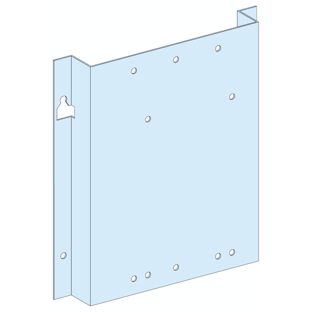 Plaque de montage, PrismaSeT G, pour NSX/CVS/Vigi 630A, vertical fixe, poignée rotative, L600 mm
