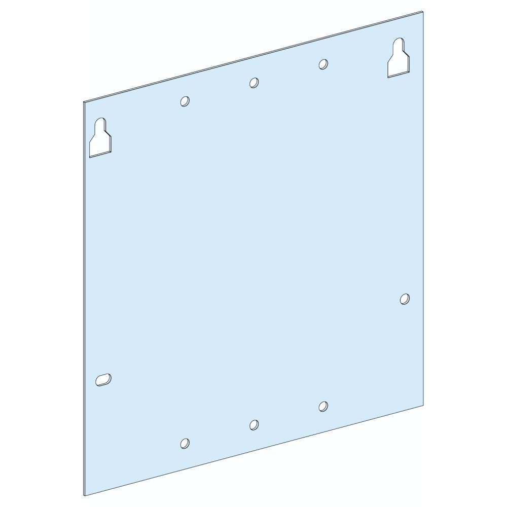 Plaque de montage, PrismaSeT G, pour NSX/CVS/Vigi/INS 630A, fixe vertical, bascule, L600 mm