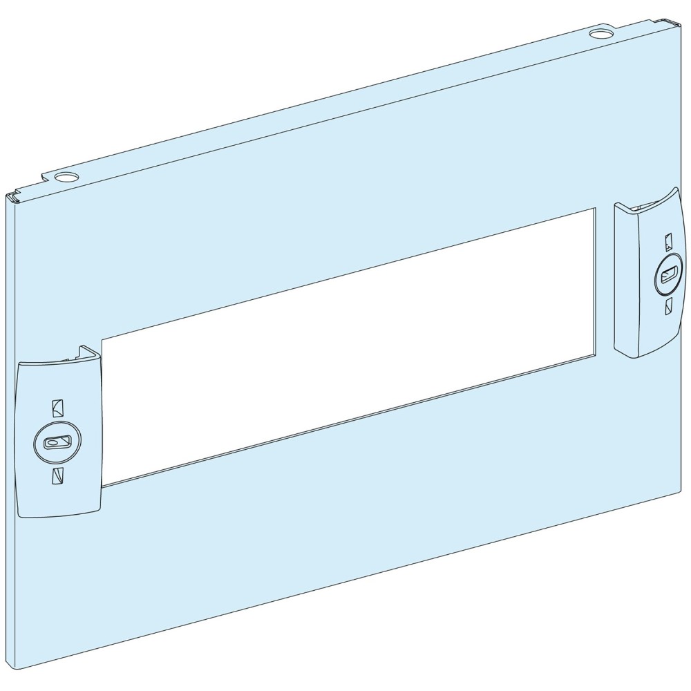 Plaque frontale, PrismaSeT P et G, pour appareil modulaire, 3M, W300, blanc, RAL 9003
