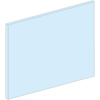 Plaque frontale, PrismaSeT P et G, pour appareil modulaire, 4M, W300, blanc, RAL 9003