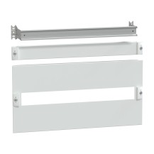Plaque frontale, PrismaSeT P et G, pour NSX/CVS 250, 9M, verticale, fixe, poignée articulée/rotative, W300, blanc, RAL 9003