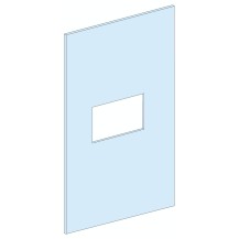 Plaque avant, PrismaSeT G, type découpe, pour EasyPact CVS 630A 3P/4P vertical fixe, 8M, boîtier L300mm