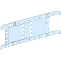 Plaque de montage, PrismaSeT P, VIGI NSX/CVS 250A 3P à bascule horizontale fixe, boîtier L650 mm