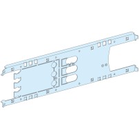 Plaque de montage, PrismaSeT P, VIGI NSX/CVS 250A 4P à bascule horizontale fixe, boîtier L650 mm