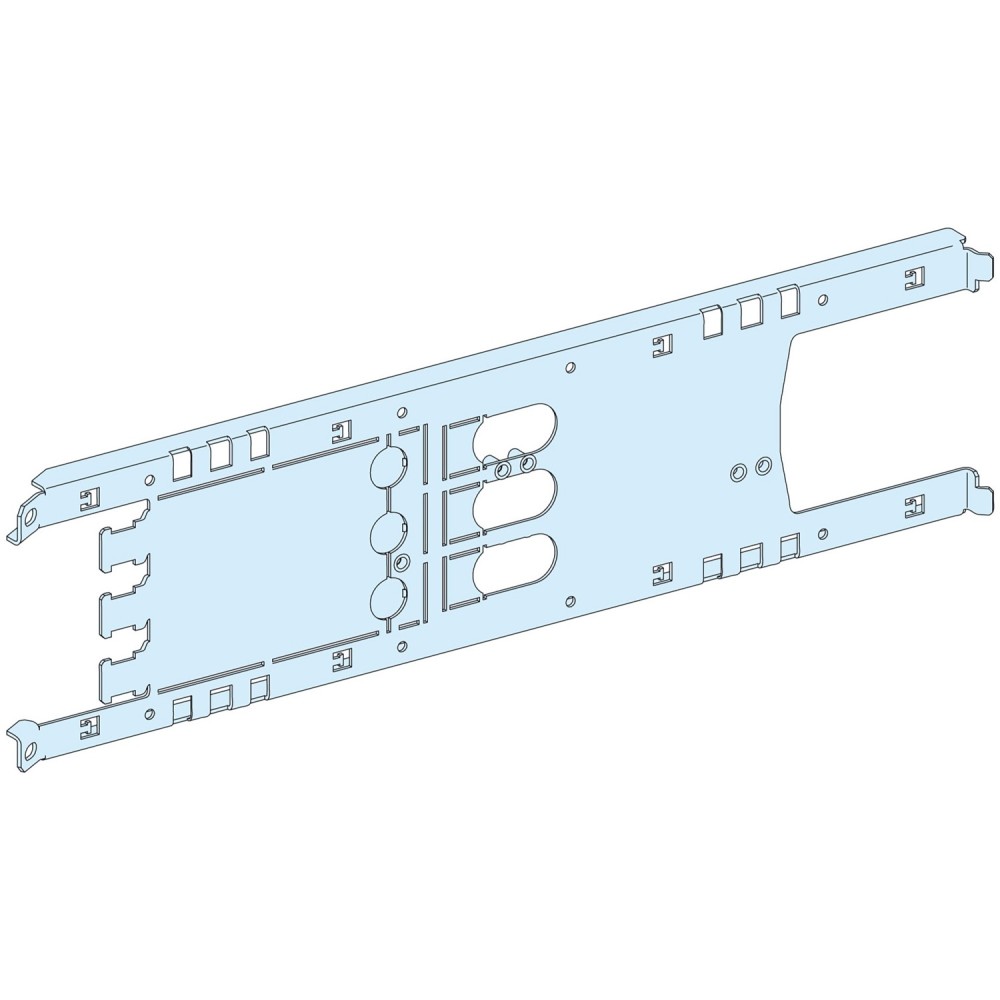 Plaque de montage, PrismaSeT P, VIGI NSX/CVS 250A 4P à bascule horizontale fixe, boîtier L650 mm